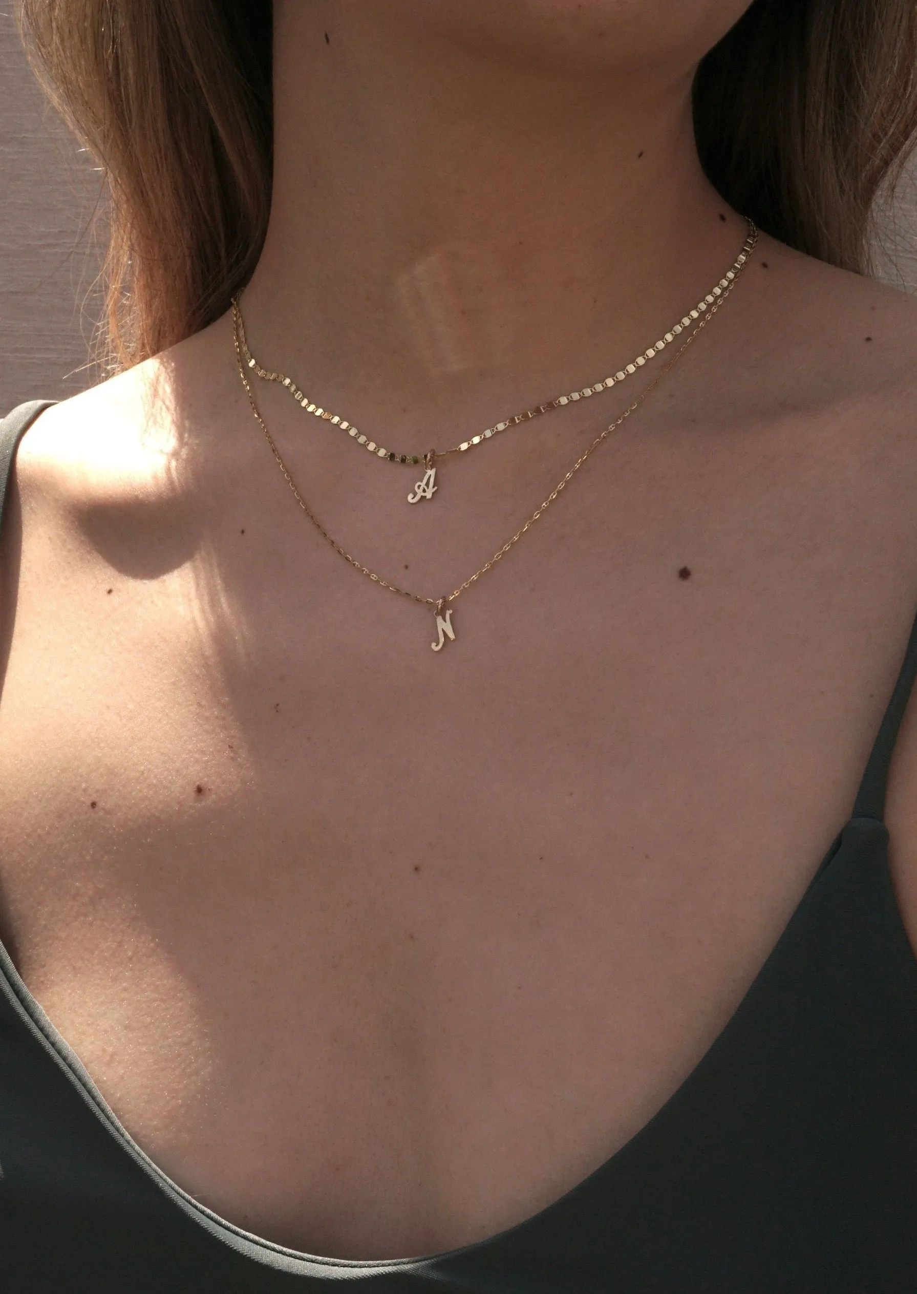 14k Gold Light Mirror Chain