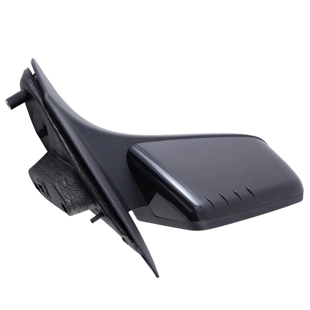 2008-2011 Ford Focus Power Mirror With Heat Textured Black Base With Paint To Match Black Cover Set LH RH