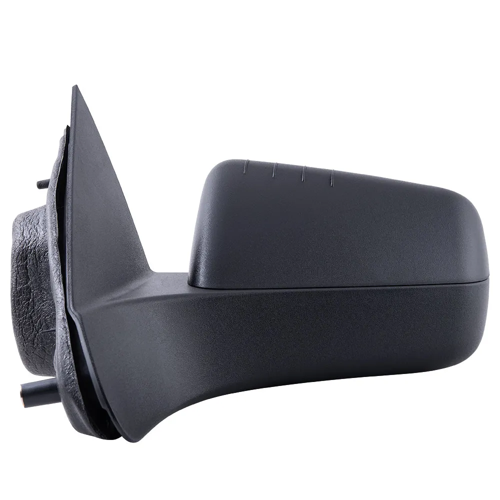 2008-2011 Ford Focus Power Mirror With Heat Textured Black Base With Textured Black Cover Set LH RH