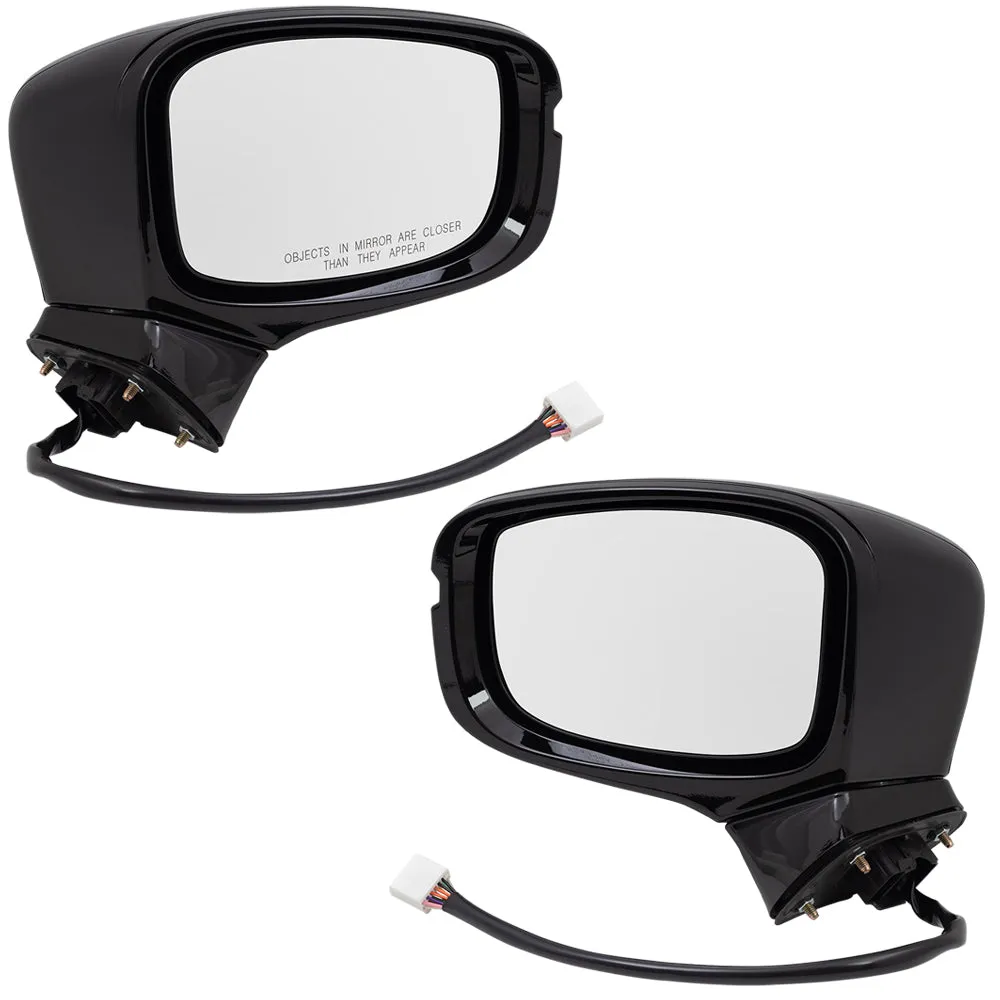 2018-2020 Honda Odyssey Power Door Mirror Assembly Paint To Match Black Power Folding With Heat-Signal-Memory Without Auto Dimming-Side View Camera Set LH RH