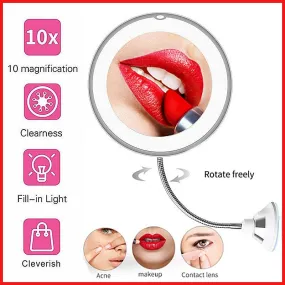 360 Rotates Magnifying LED Lighted Makeup Mirror