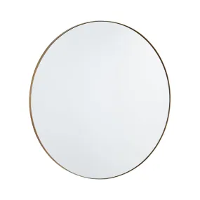 36" ROUND MIRROR- GOLD