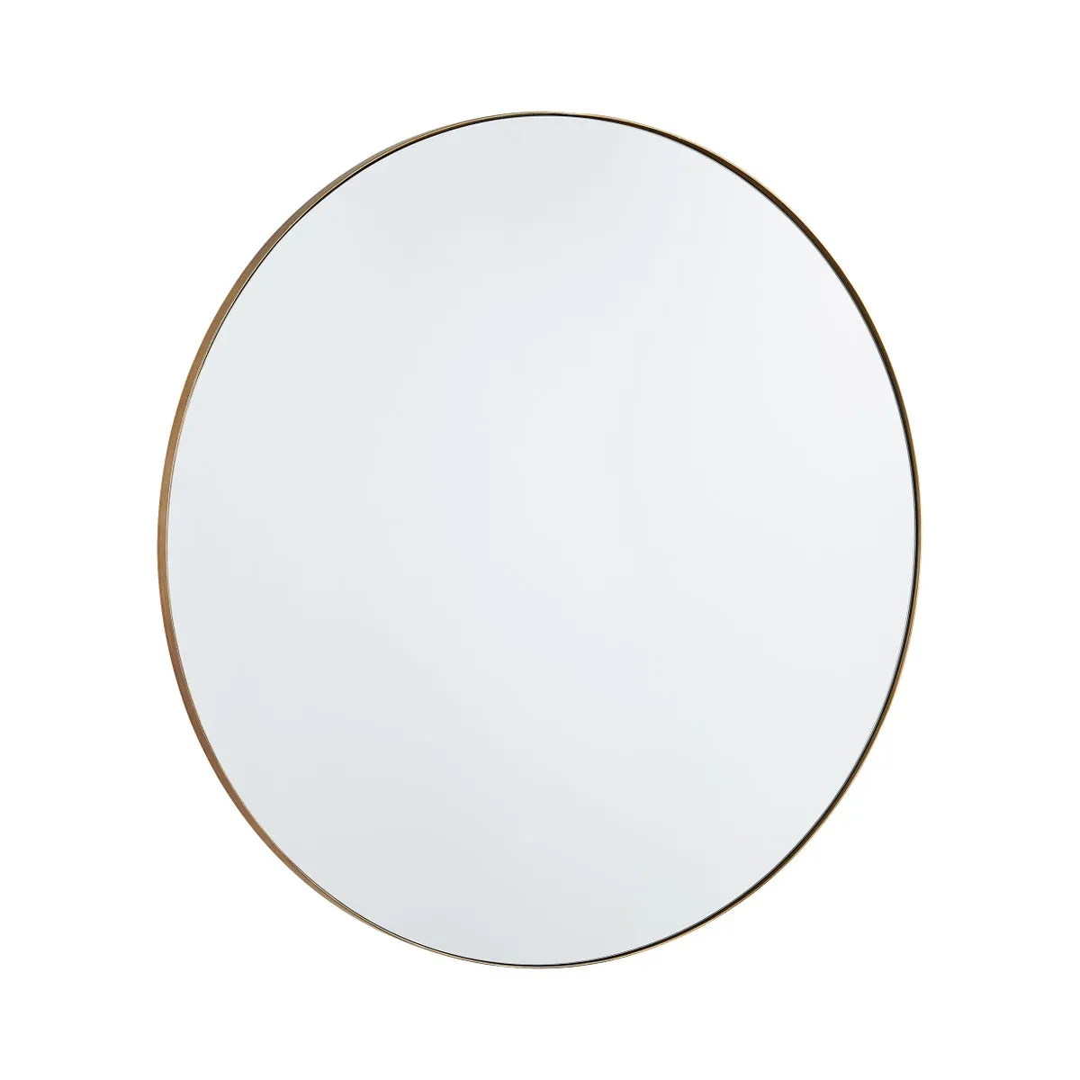 36" ROUND MIRROR- GOLD