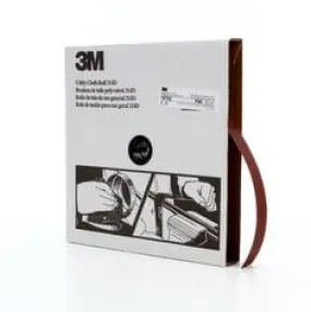3M™ Utility Cloth Roll 314D, P80 J-weight, 1 in x 50 yd, 5 ea/Case