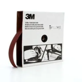 3M™ Utility Cloth Roll 314D, P80 J-weight, 2 in x 50 yd, 5 ea/Case
