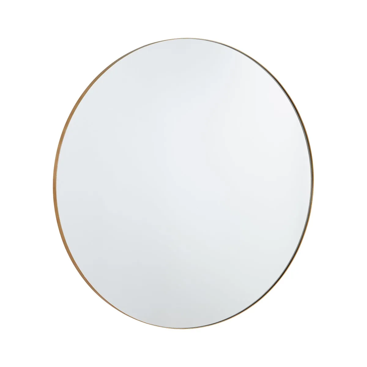 42" ROUND MIRROR- GOLD