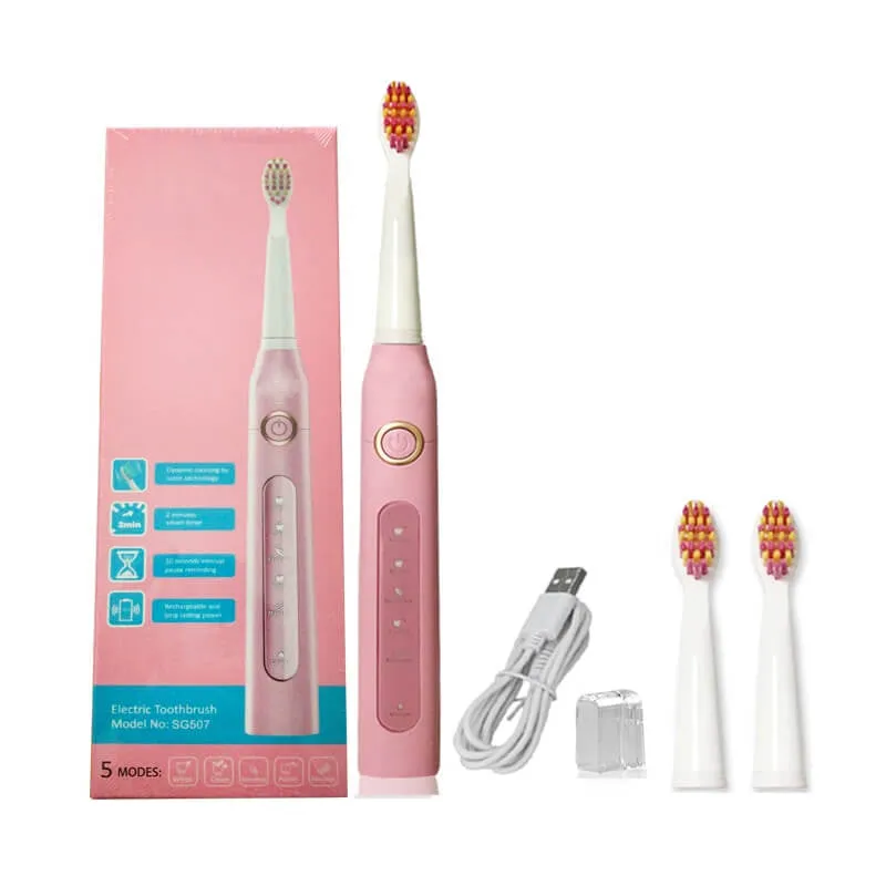 5 Mode Electric Toothbrush Sonic Rechargeable Smart Toothbrush