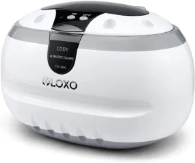 600ml Ultrasonic Cleaner-VLOXO Ultrasonic Cleaner 42kHz Ultrasonic Device for Glasses Watches Jewelry Earrings Necklaces Razors Dentures Tools Cosmetic Brush 50W Cleaning Bath White-cd2800