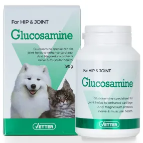 $8 OFF/BUNDLE DEAL: (Exp 22May25) Vetter Glucosamine Hip & Joint Health Supplement for Cats & Dogs 90g