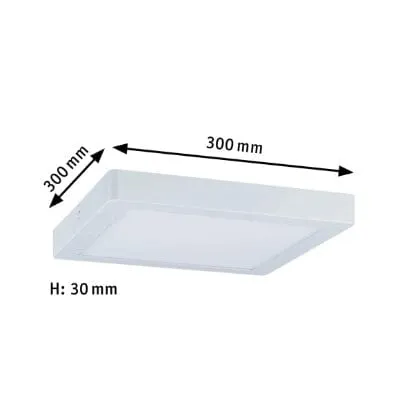 Abia Square LED Panel 300x300mm Neutral White - White