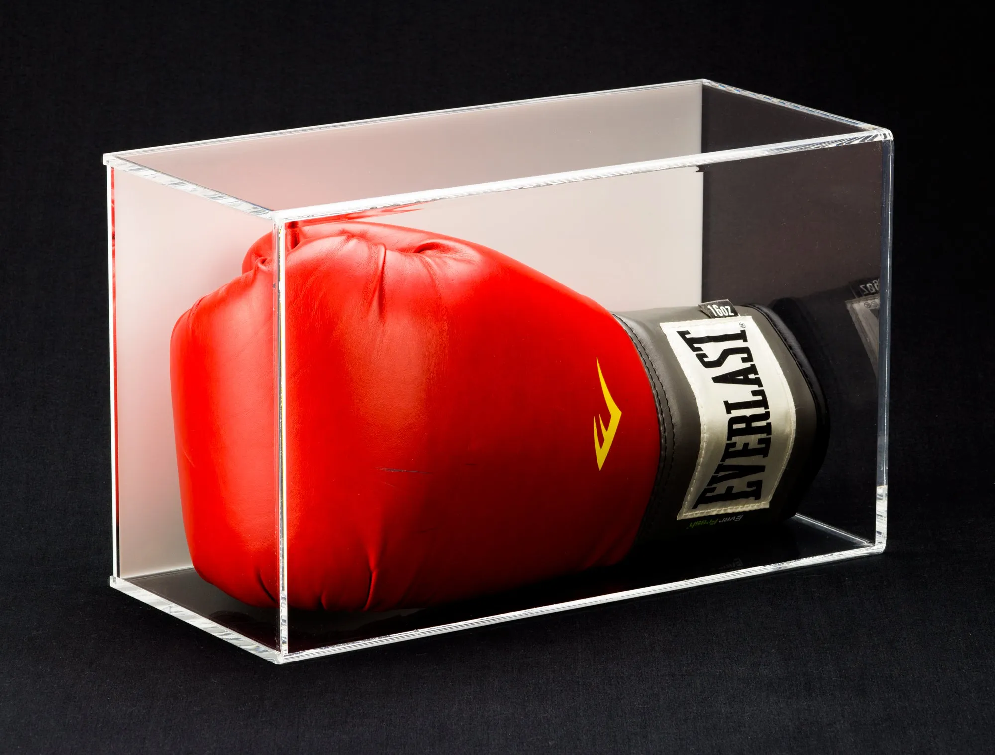 Acrylic Boxing Glove Vertical Display Case with Sliding Back (A044/V17)