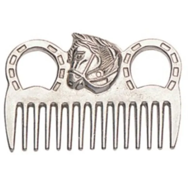 Aluminium Horsehead Mane Comb (GRM4600)