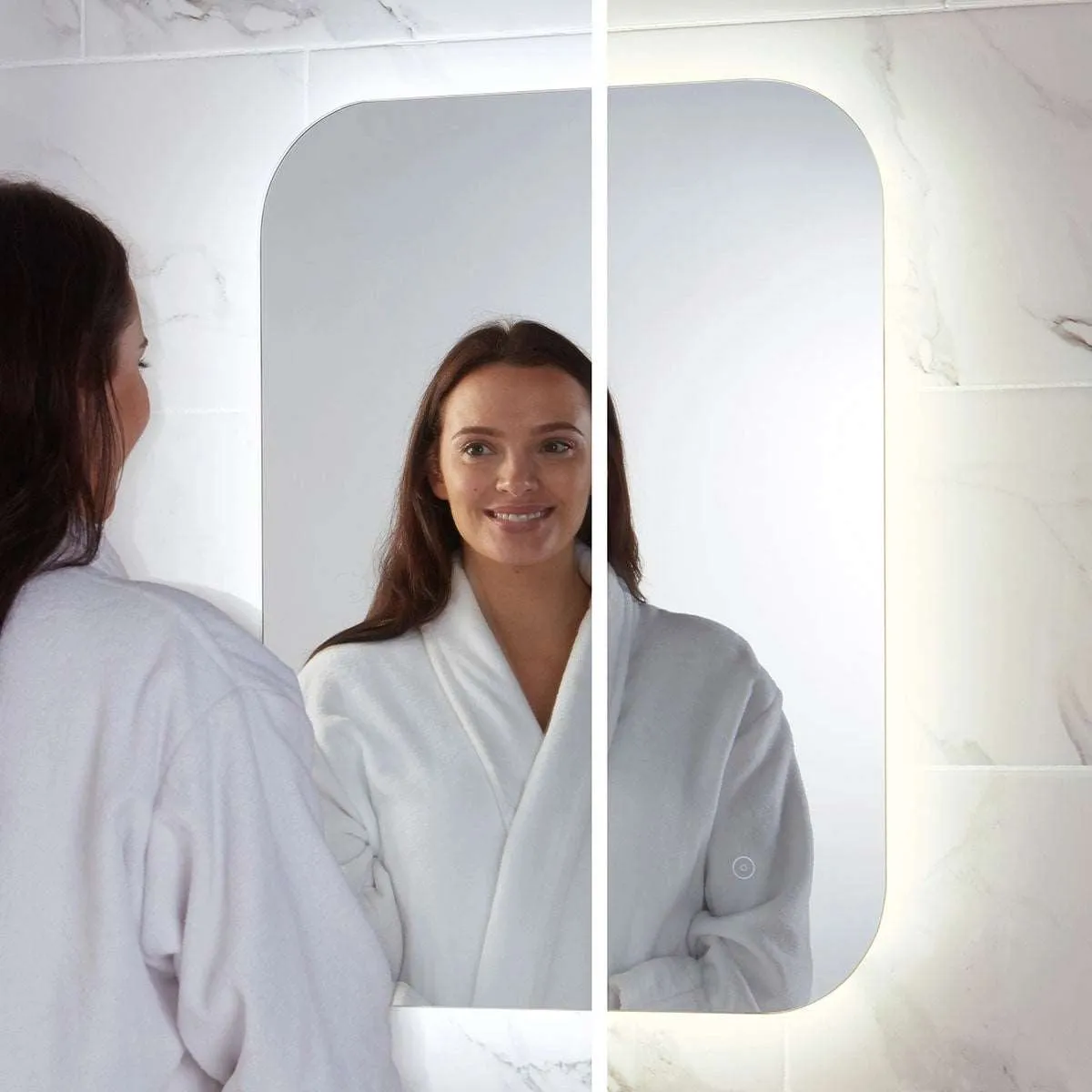 Aura Wall Hung Soft Edge LED Mirror