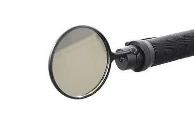 BAR END BIKE MIRROR 3"CYCLE SAFETY MIRROR ADJUSTABLE MODERN-RETRO 50% OFF RRP