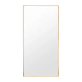 Bella Leaner Wall Mirror Brass 90X180CM