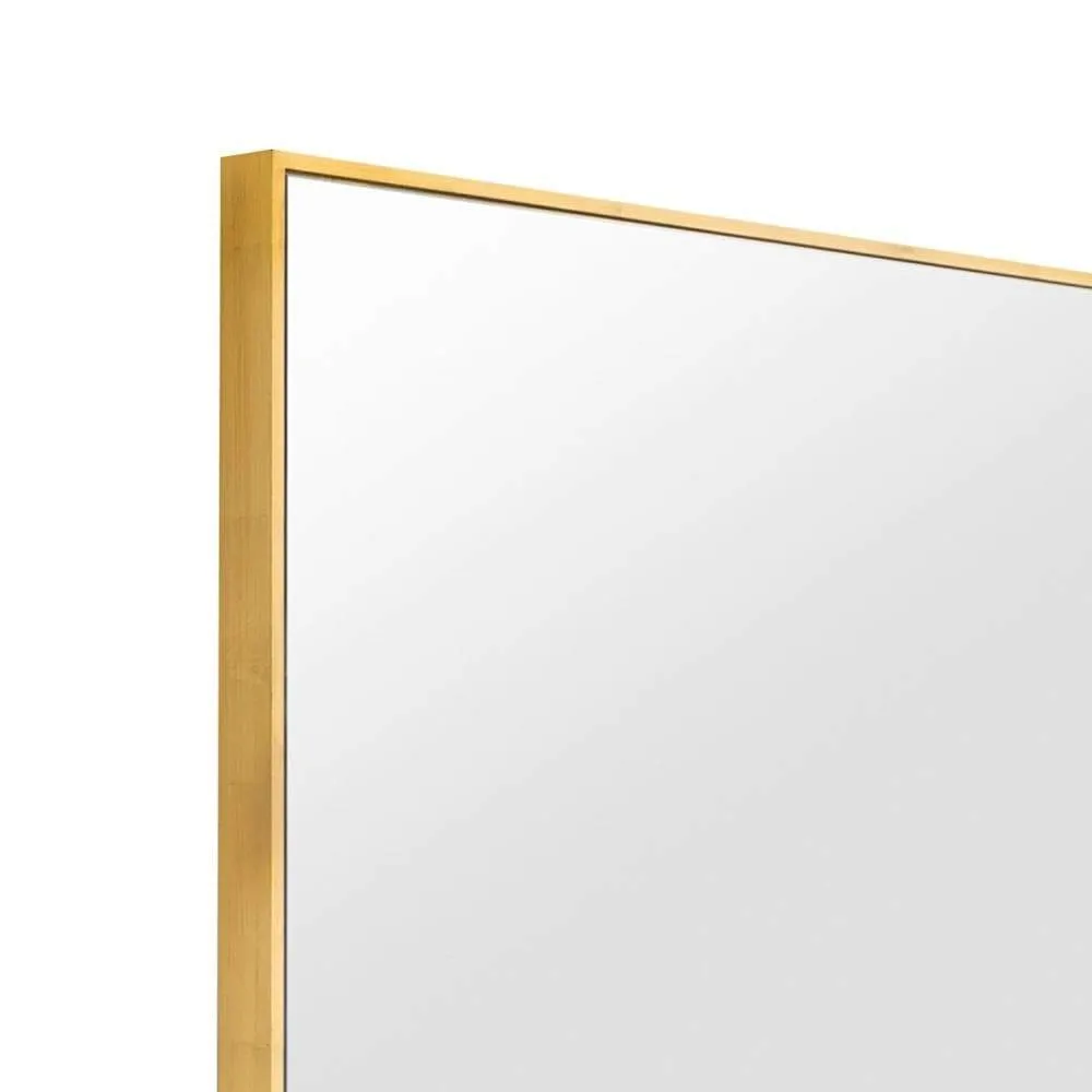 Bella Leaner Wall Mirror Brass 90X180CM