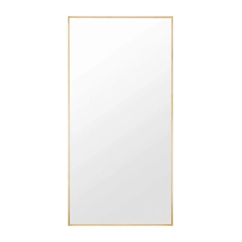 Bella Leaner Wall Mirror Brass 90X180CM
