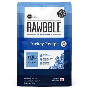 Bixbi Rawbble Turkey Limited Ingredient Freeze-Dried Raw Coated Grain-Free Dry Dog Food