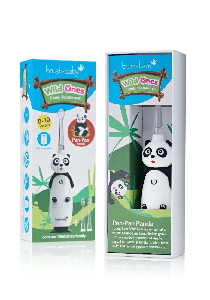 Brush Baby WildOnes Panda Rechargeable Toothbrush