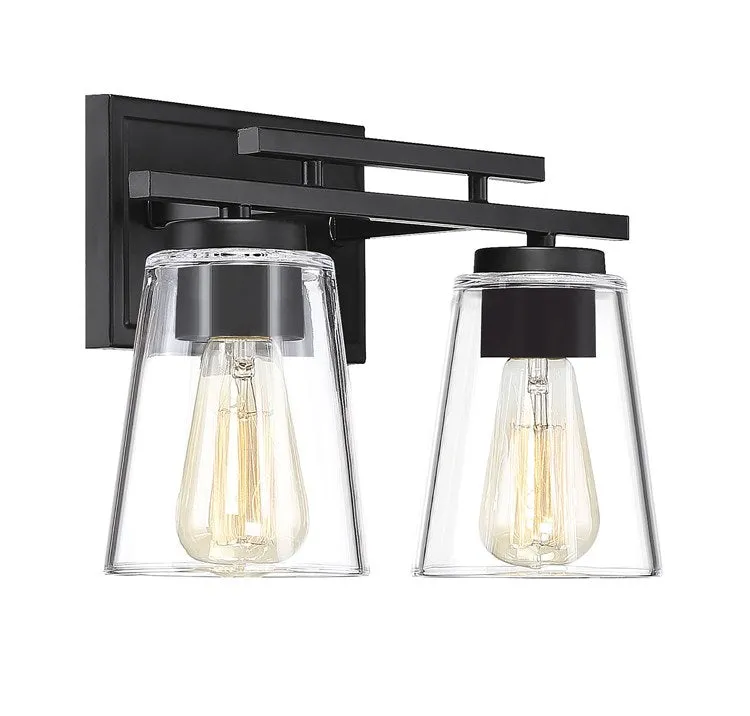 Calhoun Two-Light Bathroom Vanity Fixture