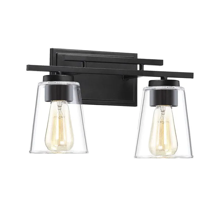 Calhoun Two-Light Bathroom Vanity Fixture