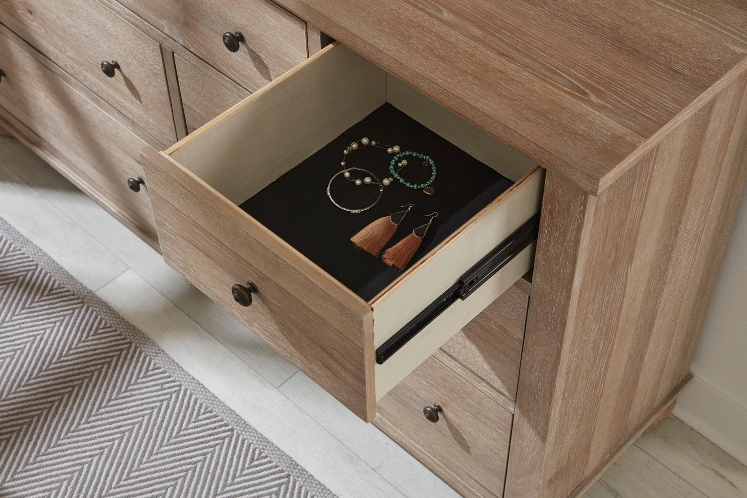 Cambridge Double Dresser - Modern Khaki