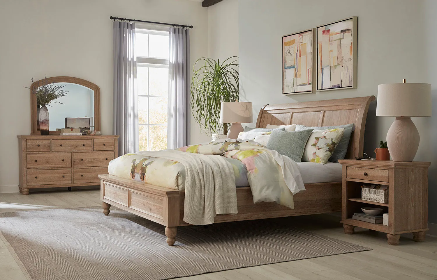 Cambridge Double Dresser - Modern Khaki