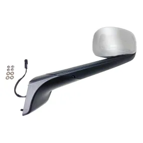 Chrome Heated Hood Mirror Replacement For Freightliner Cascadia 2018  Driver Side | F247749