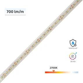CRI-MAX™ CRI 95  IP65 Waterproof LED Flexible Strip 2700K - 5m/Reel