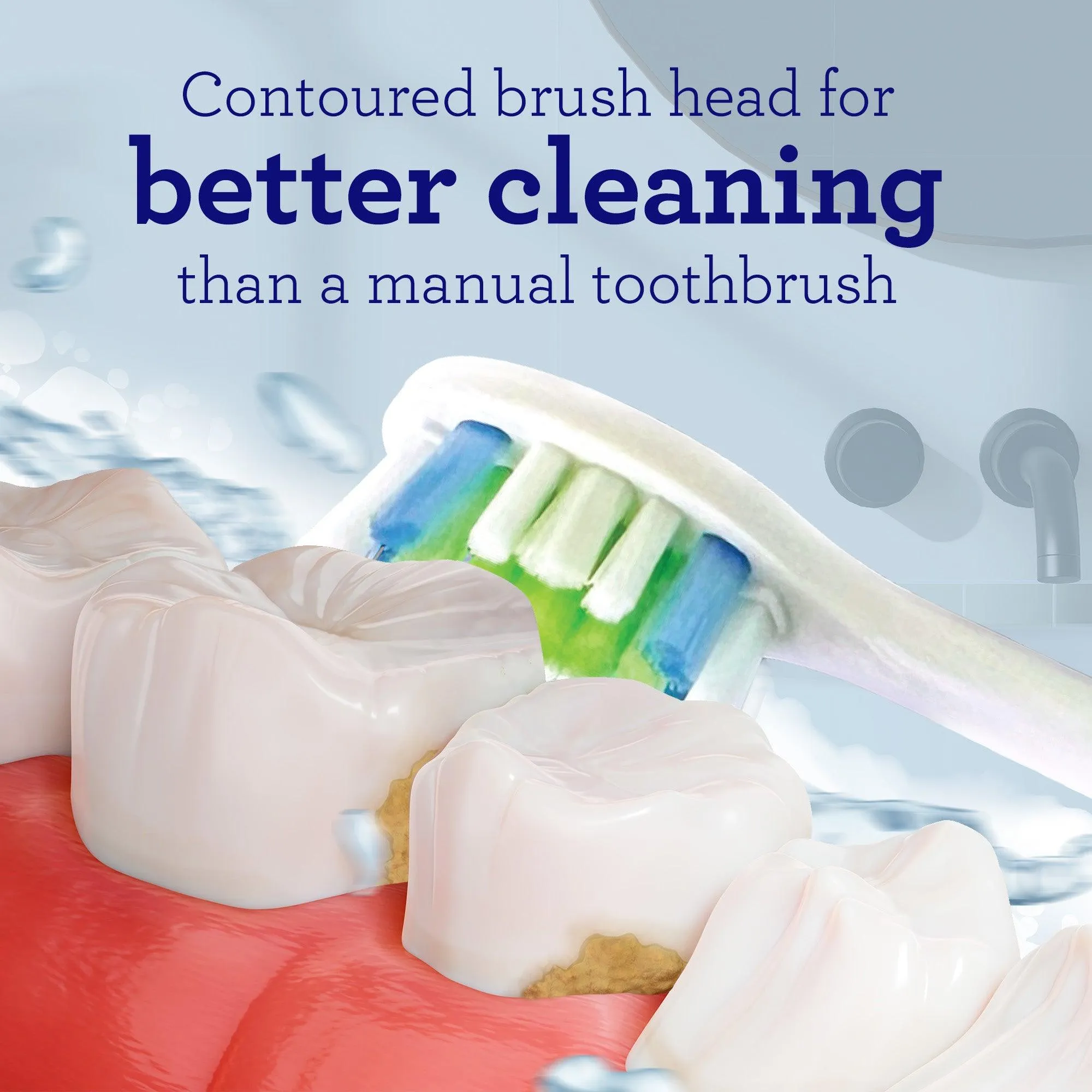 CRUISER SONIC ELECTRIC TOOTHBRUSH REPLACEMENT BRUSH HEADS - 6-PACK
