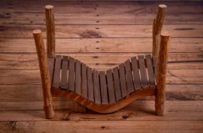 Curved Rustic Bed