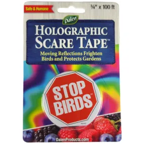 Dalen Holographic Scare Tape™ - Full Spectrum Ribbons for Frightening Birds (3/4" X 100 ft)