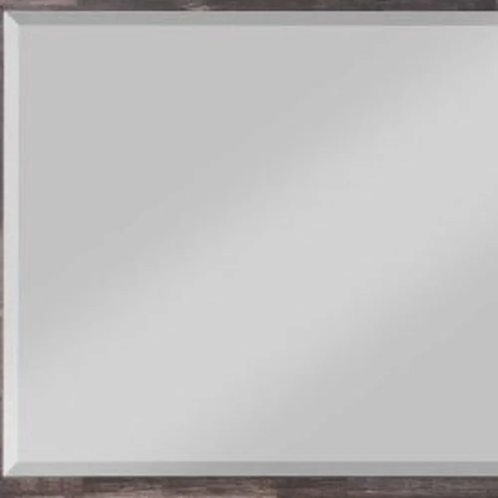 Dark Cherry Rectangle Dresser or Wall Mirror | 48"x36"