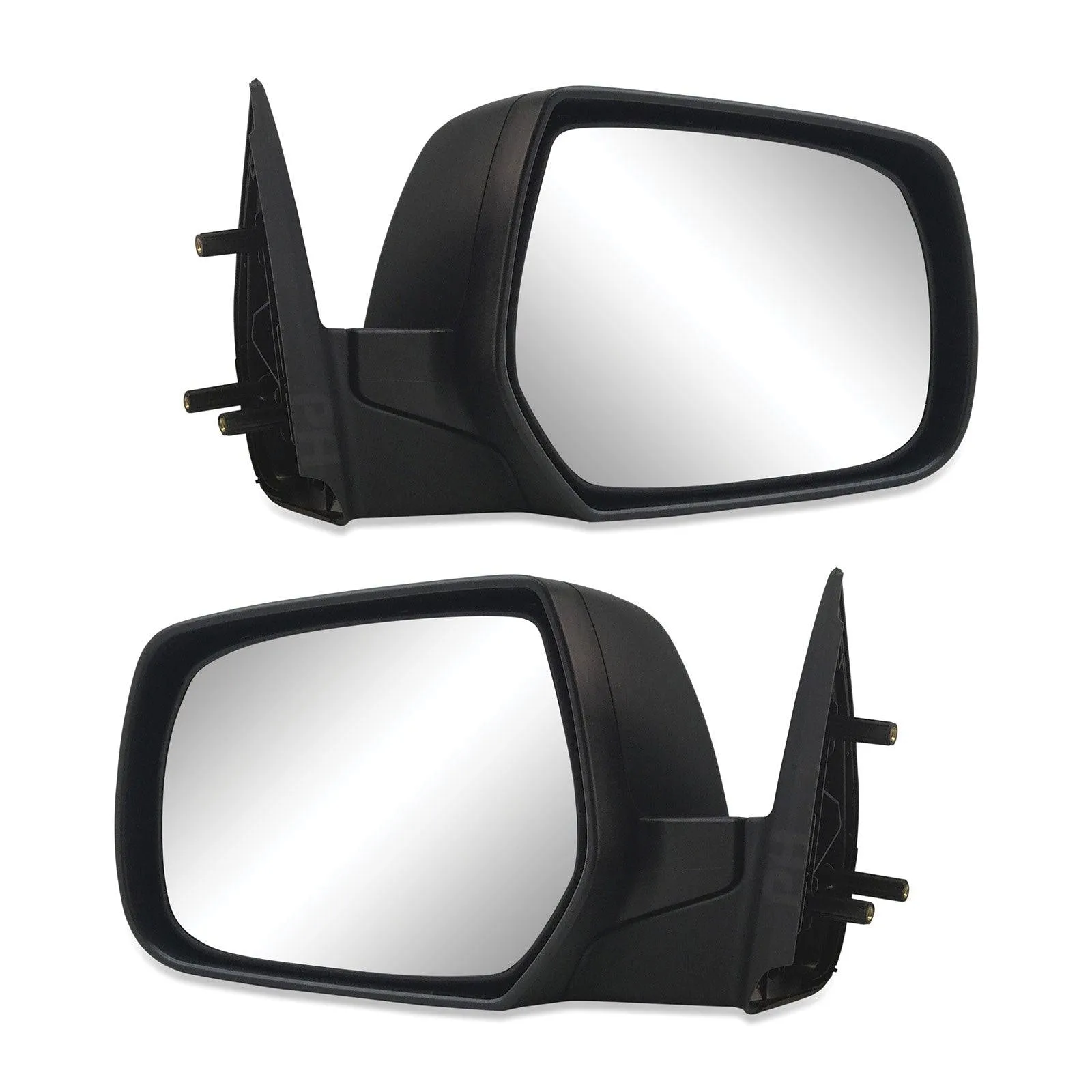 Door Mirror Black Manual Pair RH & LH to suit Mazda BT50 06-11 & Ford Ranger PJ PK 06-11