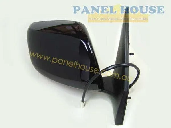 Door Mirror PAIR Black Electric Fits Toyota Landcruiser 200 Series 07 - 12 PAIR