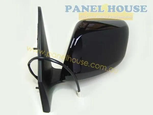 Door Mirror PAIR Black Electric Fits Toyota Landcruiser 200 Series 07 - 12 PAIR