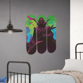 Dracula Rockstar Skateboard Wall Art