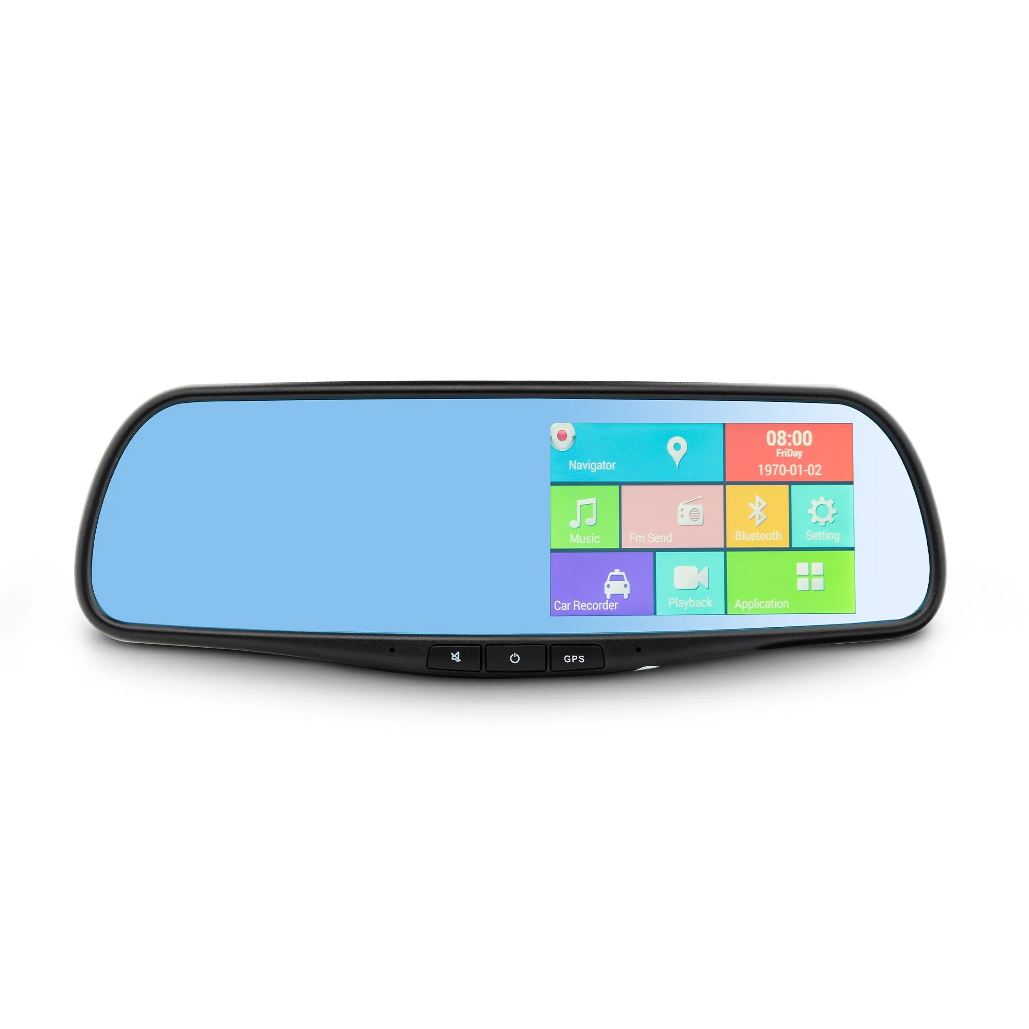 DS18 SMARTEAGLE/S Rearview Smart Mirror with 4.3" HD LCD Touch Screen with Android 1080p Dash Cam Recorder, Special Mount