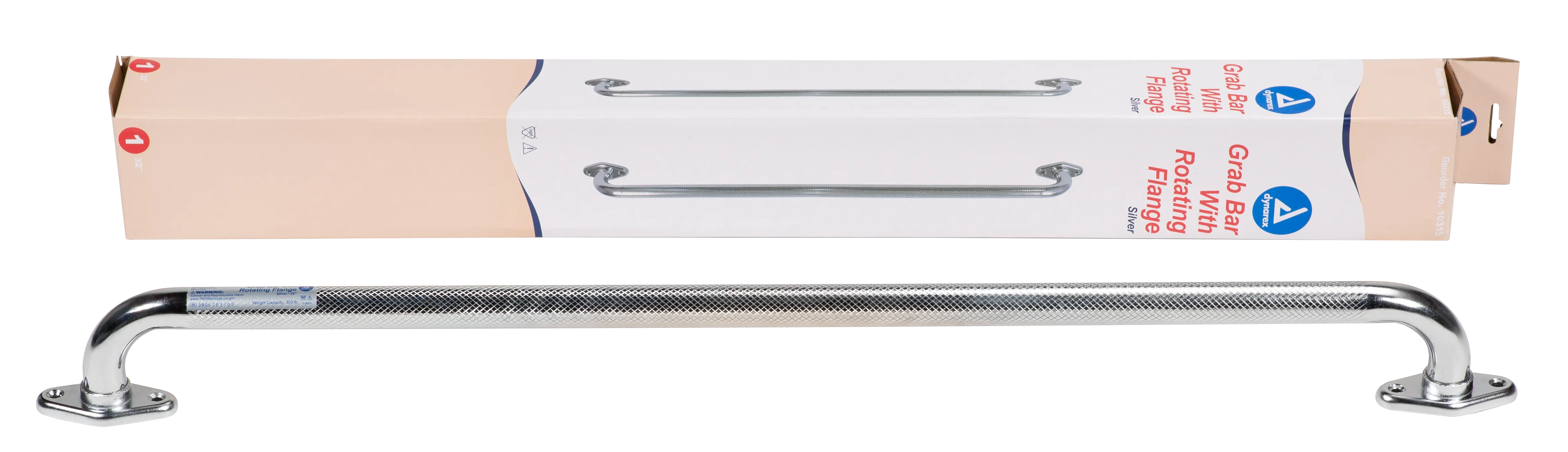 Dynarex - Rotating Flange Knurled Grab Bar