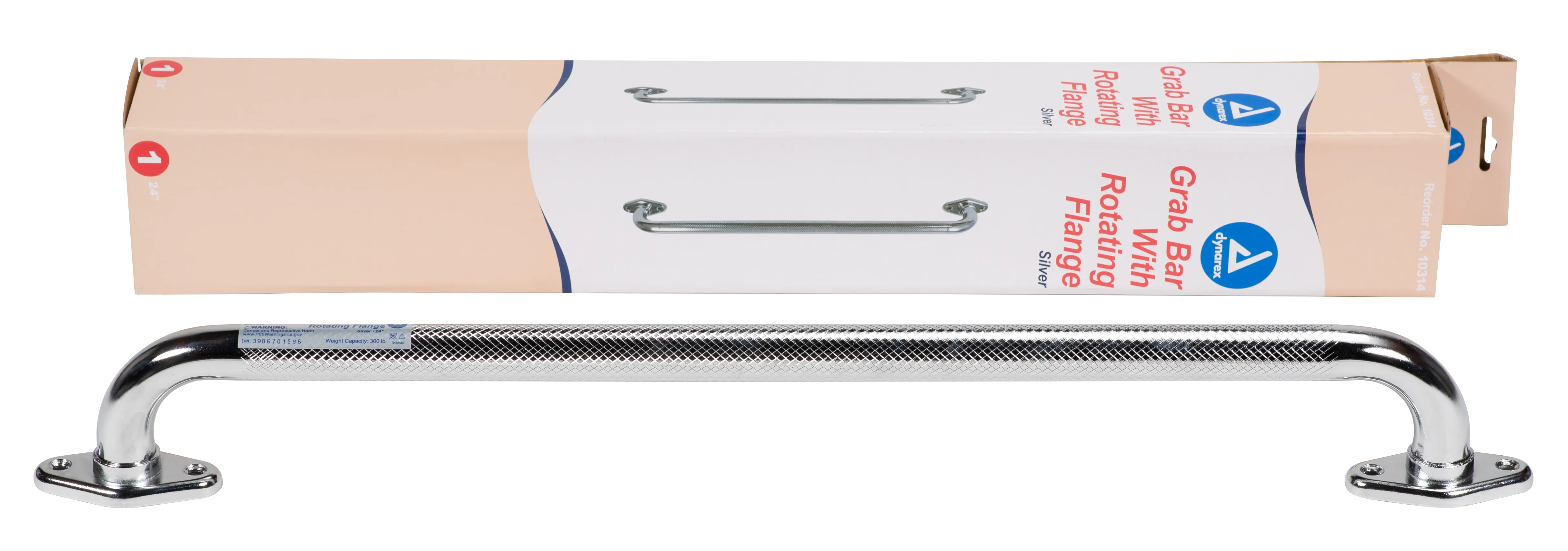 Dynarex - Rotating Flange Knurled Grab Bar