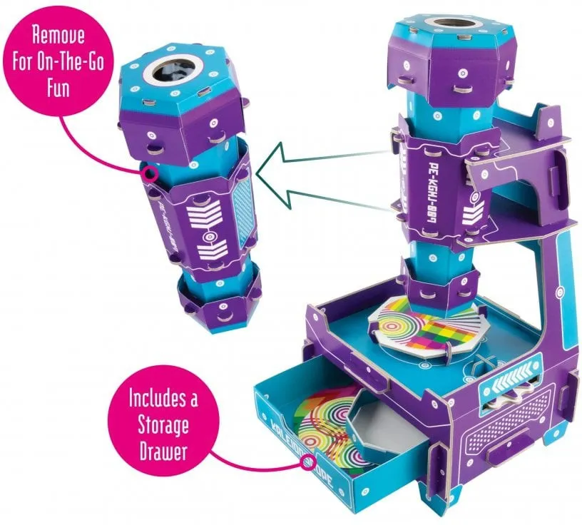 Eco-Friendly Build Your Own Paper Kaleidoscope Kit