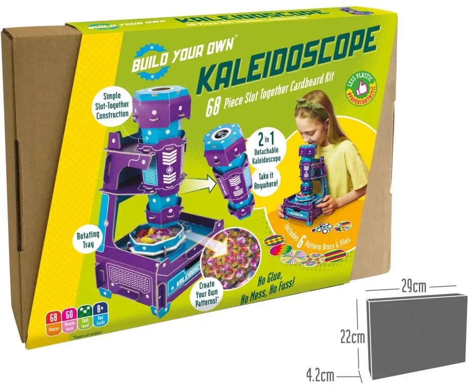 Eco-Friendly Build Your Own Paper Kaleidoscope Kit