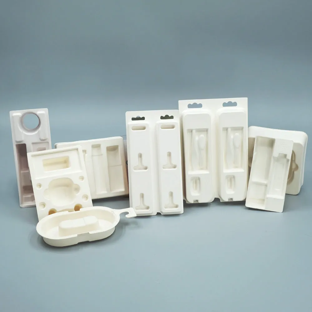 Eco-Friendly Toothbrush Replacement Head Molded Pulp Insert