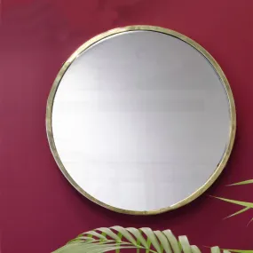 Elan Olivia Mirror- 22" (Brass, Nickle Finish)