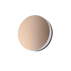 Embosse 8" Round LED Wall Sconce CCT Select