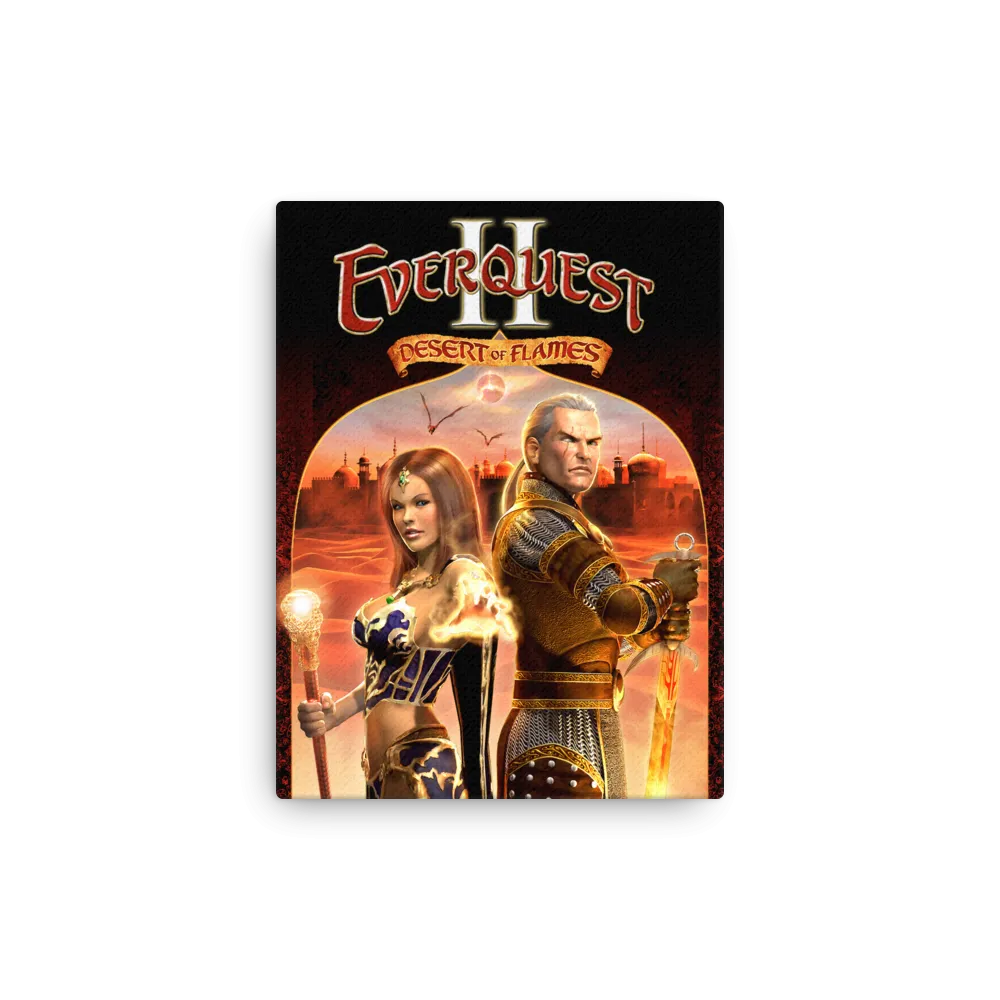 EverQuest®II Desert of Flames Thin Canvas Print