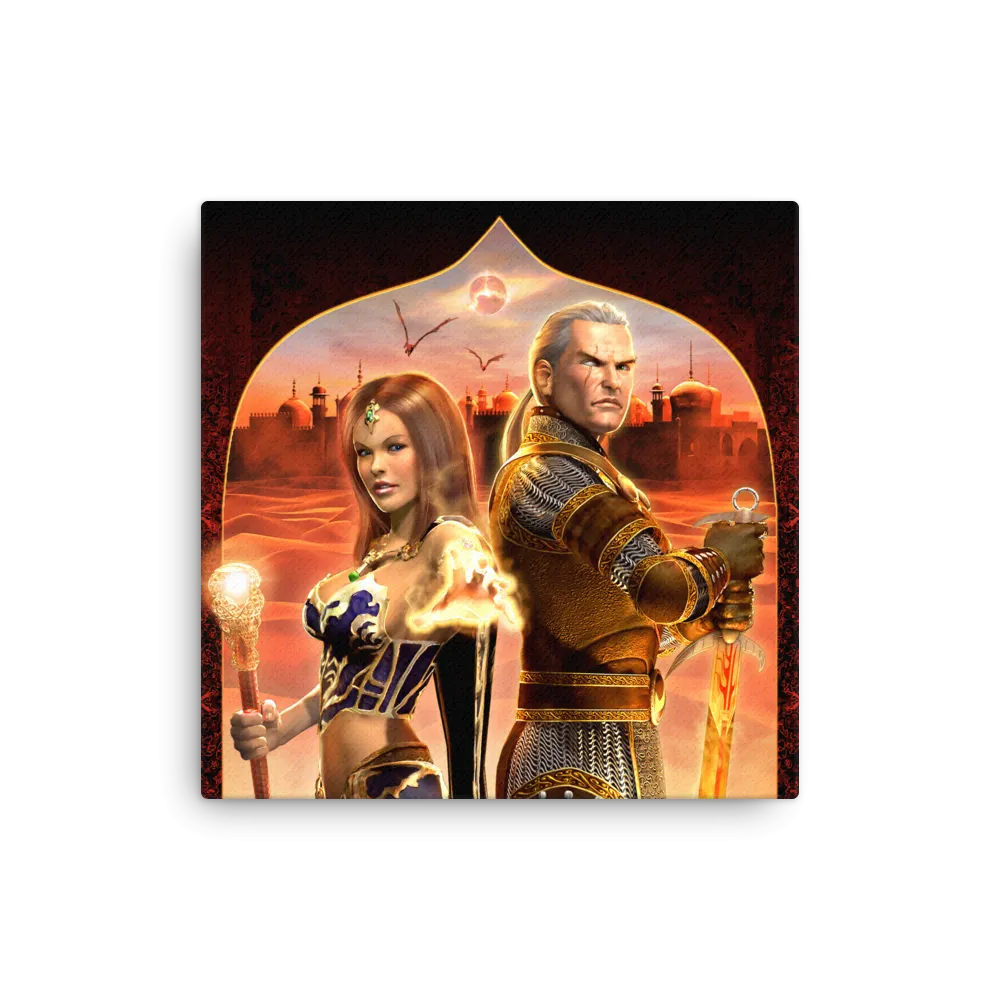 EverQuest®II Desert of Flames Thin Canvas Print