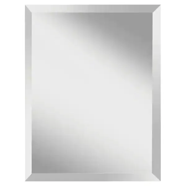 Frameless Beveled Wall Mirror
