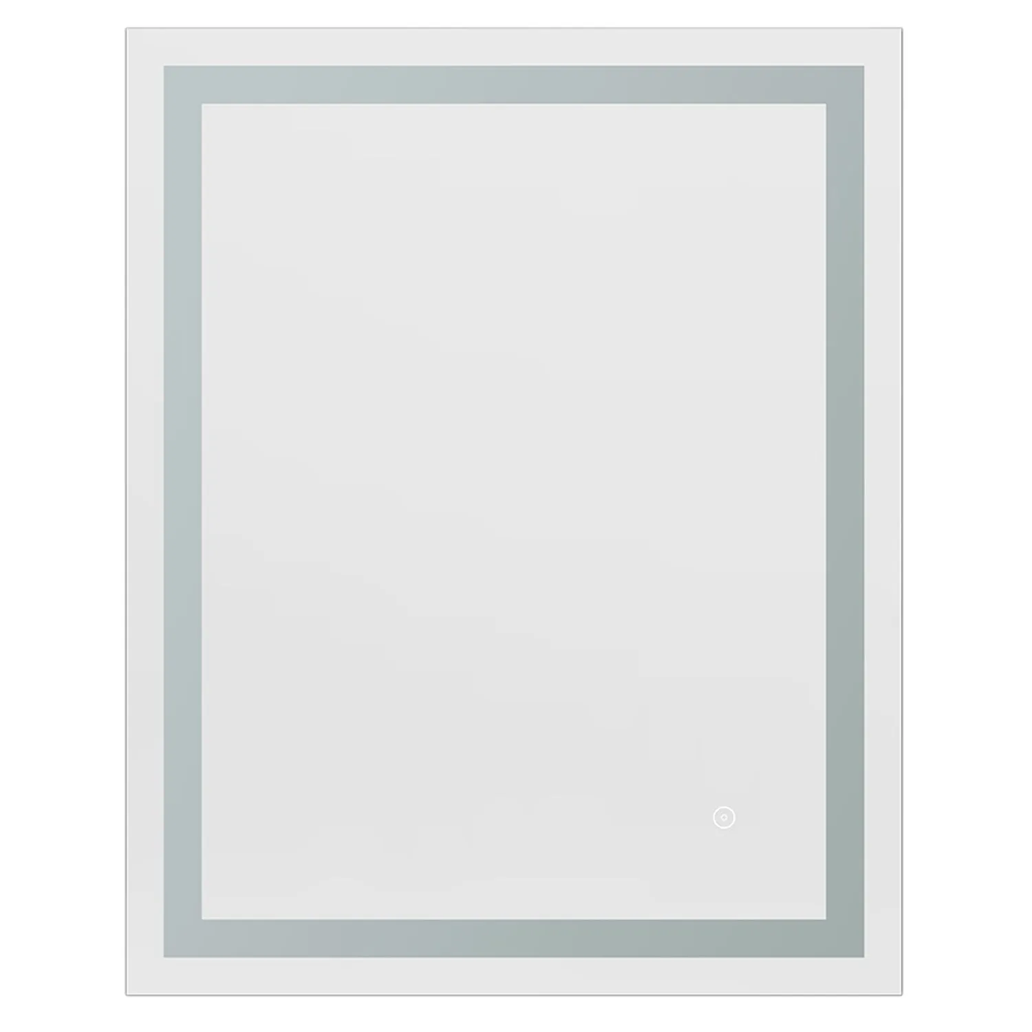 Genova Rectangle Frameless Modern LED Bathroom Vanity Mirror