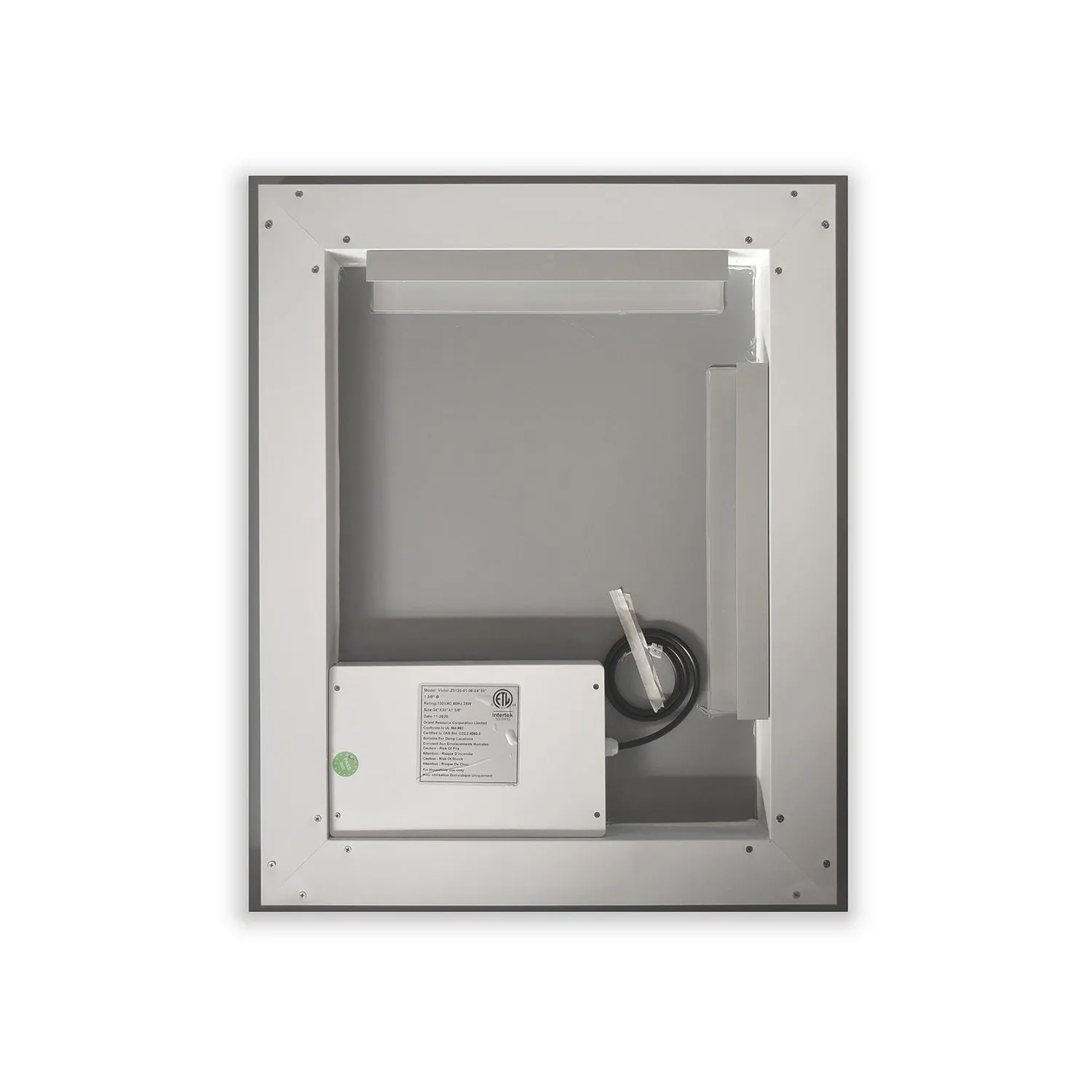 Genova Rectangle Frameless Modern LED Bathroom Vanity Mirror
